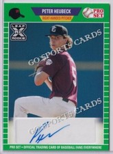 2021 Leaf Pro Set PS-PH1 Peter Heubeck XRC Autograph Green Dodgers