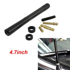 1 x Auto Dach Kurz Stab Antenne 12cm Carbon Design AM/FM Radio Universal