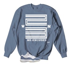 Sweaters To Match Jordan 11 Diffused Blue Sneakers - Win 23 Sweatshirt