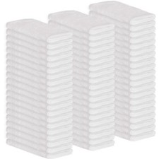 Terry Towels White Rags Bar Towels 100 Cotton Absorbent and Durable Multipur...