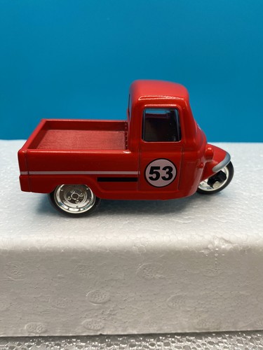 Mini diecast tricycle retro simulation three-wheeled motorcycle model truck 1/43 - Picture 3 of 5