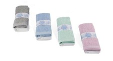 New 100% Cotton Extra Soft Baby Face Burp Cloths Essential Bath Flannel Towel