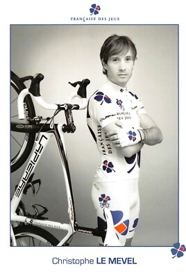 CYCLING 2009 ''Christophe LE MEVEL - FRENCH GAME TEAM 2009'' Card 10X15