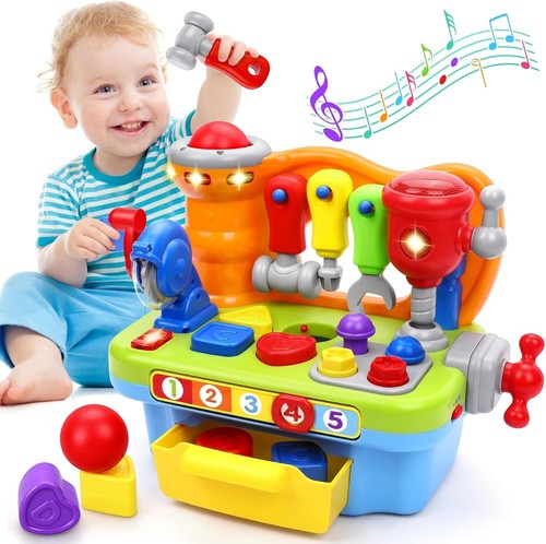 Interactive Toddler Tools Set with Sound & Light – Perfect Gift for 1 Year Olds