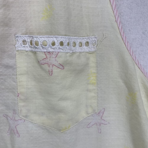 Secret Treasures Woman’s Nightgown Beach Theme Yellow Seashells 48x45 Pockets - Picture 10 of 23