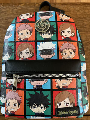 Jujutsu Kaisen Chibi Character Grid Mini Backpack New!! | eBay display picture 2