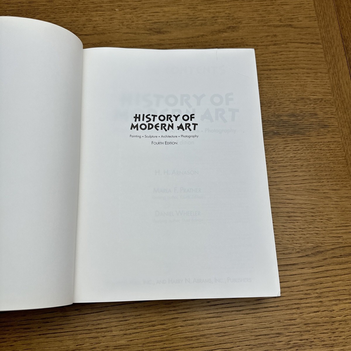 洋書　History of Modern Art 第4版 HISTORY OF MODERN ART PAINTING SCULPTURE ARCHITECTURE by H.H.