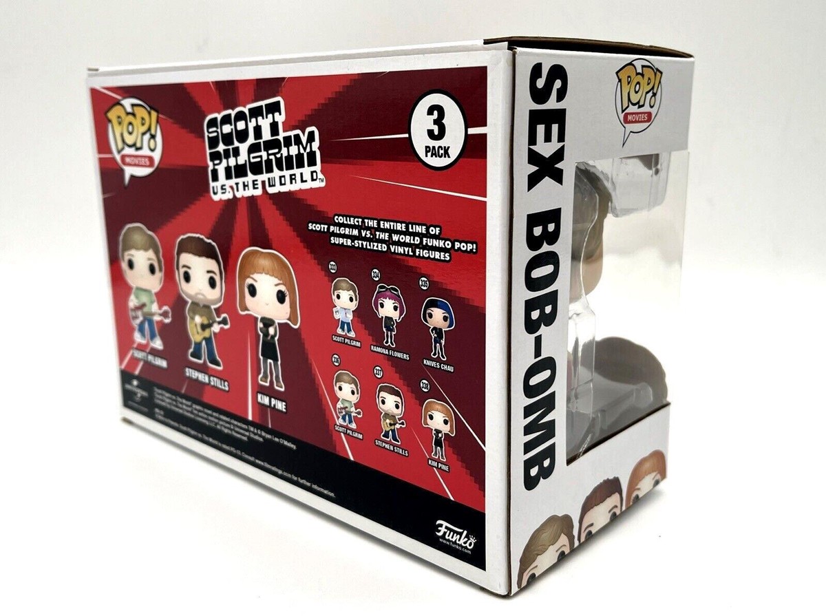 Funko POP Sex Bob-Omb 3 Pack Scott Pilgrim Stephen Stills Kim Pine