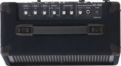Roland KC-220 Stereo Mixing Keyboard Amplifier 30D x 45W x 35H cm Black 30 Watts - Picture 5 of 5