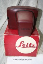 NEW Leitz Leica Wetzlar R3 Camera BURGANDY Eveready Carrying Case Original
