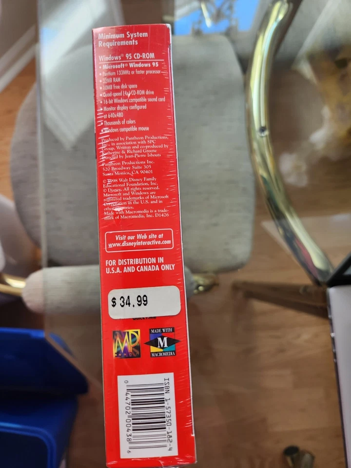 WALT DISNEY: An Intimate History of the Man and His Magic CD ROM Factory Sealed! - Image 3 of 3