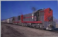 Vintage Postcard Trona Railway Locomotives Railroad
