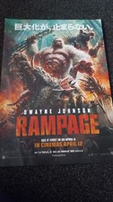 Rampage Mini Poster Cinema Imax Release 2018