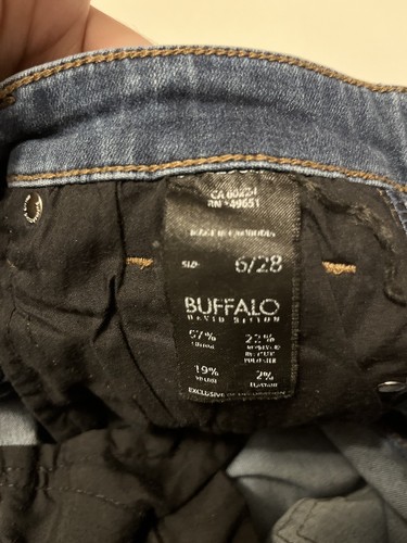 Buffalo David Bitton Skinny Ankle Jeans Size 6/28 Womens Blue Stretch - Picture 6 of 6