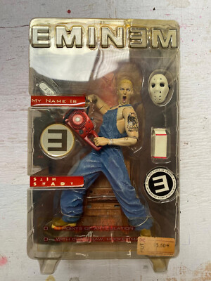 Art Asylum Eminem Slim Shady Chainsaw Marshall Mathers 7 inch Action Figure