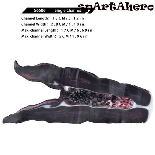 Silicone Fantasy Alien Monster Male Masturbator Large Pocket Pussy Stroker Toys - Picture 10 of 21