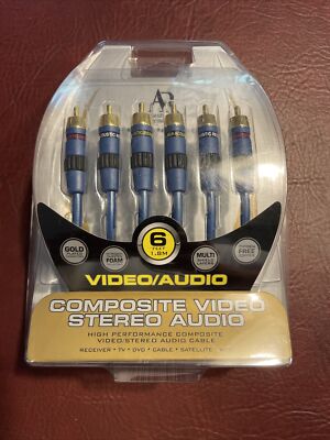 Acoustic Research Composit Video Stereo Audio Cables