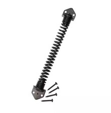 Everbilt 11 in. Black Adjustable Tension Self Closing Gate/Door Spring 15470