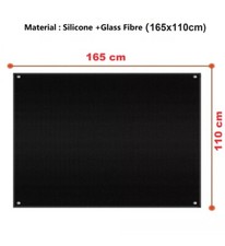 Big Fire Pit Mat for decking  Fireproof Mat Charcoal BBQ Mat Flame Retardant Mat