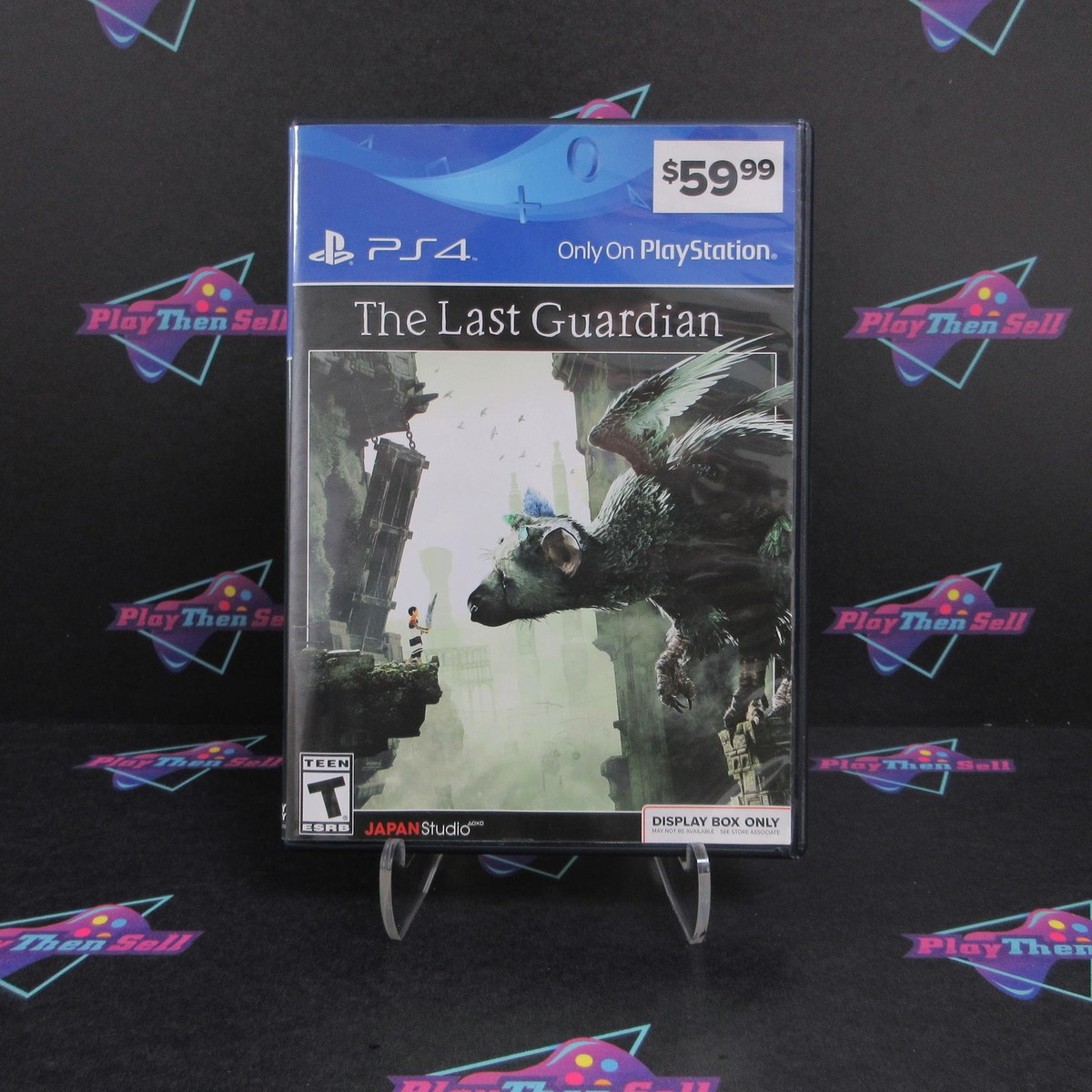 The Last Guardian Not For Resale Display Box PS4 PlayStation 4 