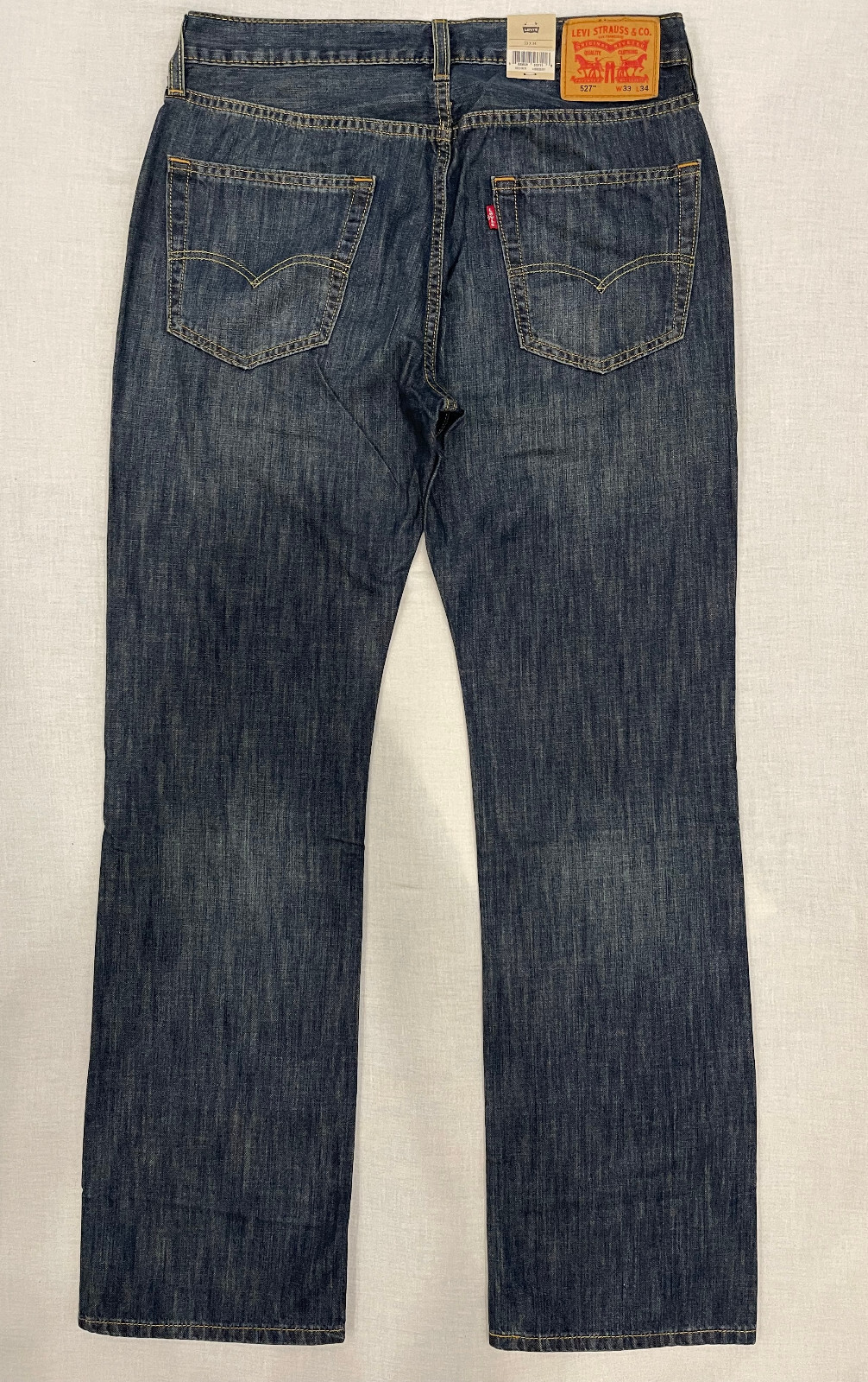 Levi's 527 Slim Bootcut Mens Jeans Dark Blue Sizes: 32,33,34,36,38 Levi #0239 thumbnail 3