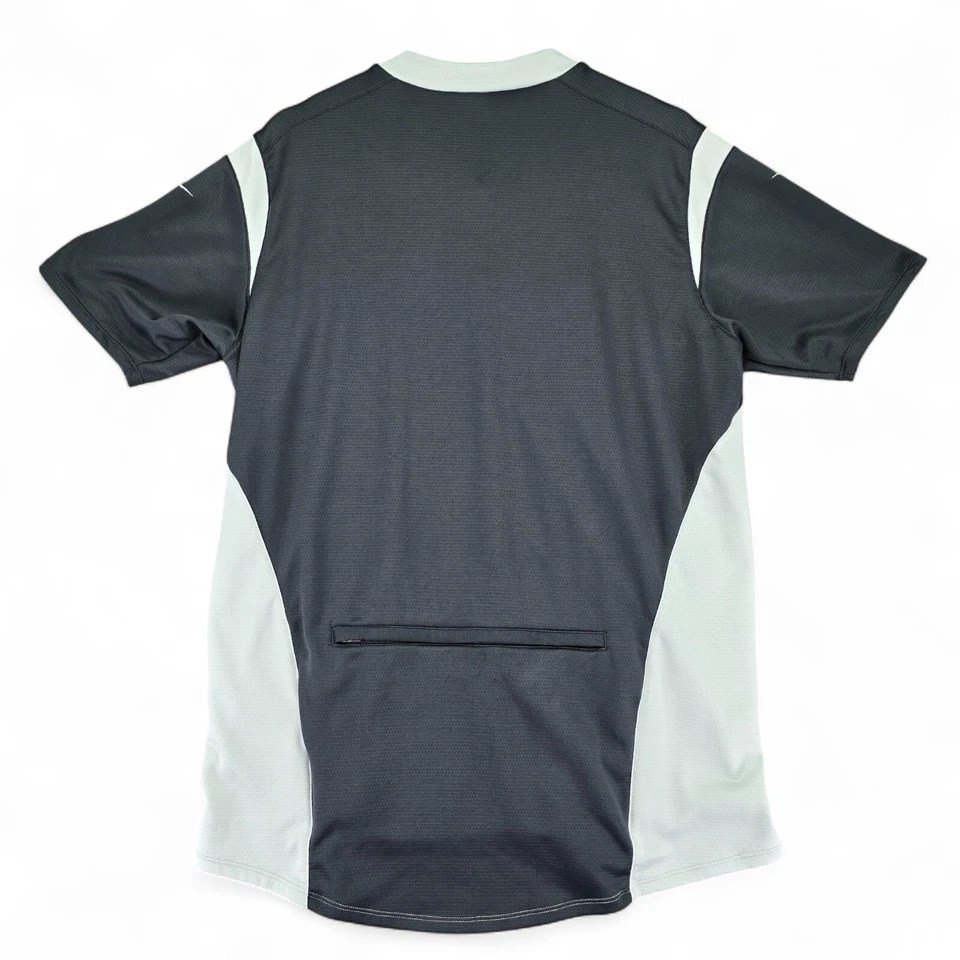 Nike Sphere Dry Cycling Jersey Pocket Shirt Mens XL Gray Short Sleeve Full Zip - Image 2 of 4