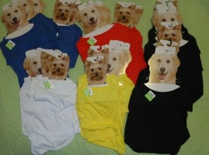 plain black dog shirt