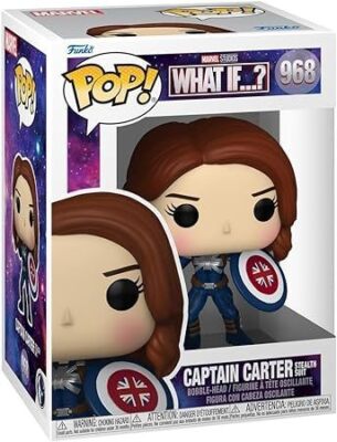 Captain Carter in Stealth Suit (Pop! Marvel #968: What if...?) Bobble-Head