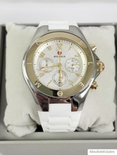 MICHELE Tahitian Chronograph White Ceramic Watch  display picture 1