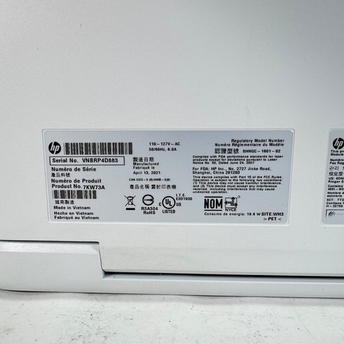 HP Color LaserJet Pro MFP M283cdw All-in-One Printer 🖥️ Screen doesn't turn on - Picture 12 of 15