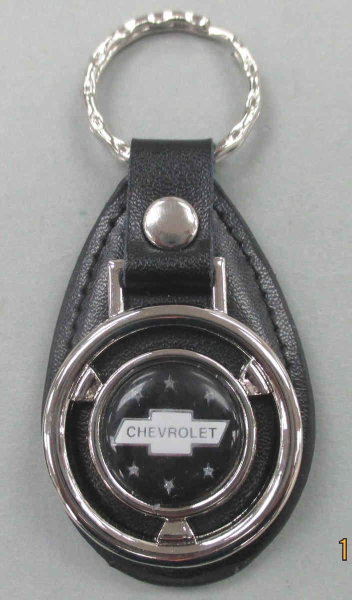 Black BOW TIE #1205 Chevrolet Mini Steering Wheel Key Ring 1939