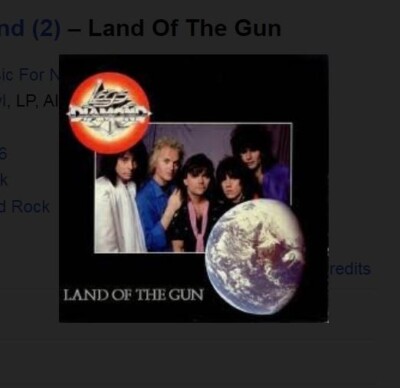 LEGS DIAMOND Land Of The Gun LP Neu Zustand Sehr Gut
