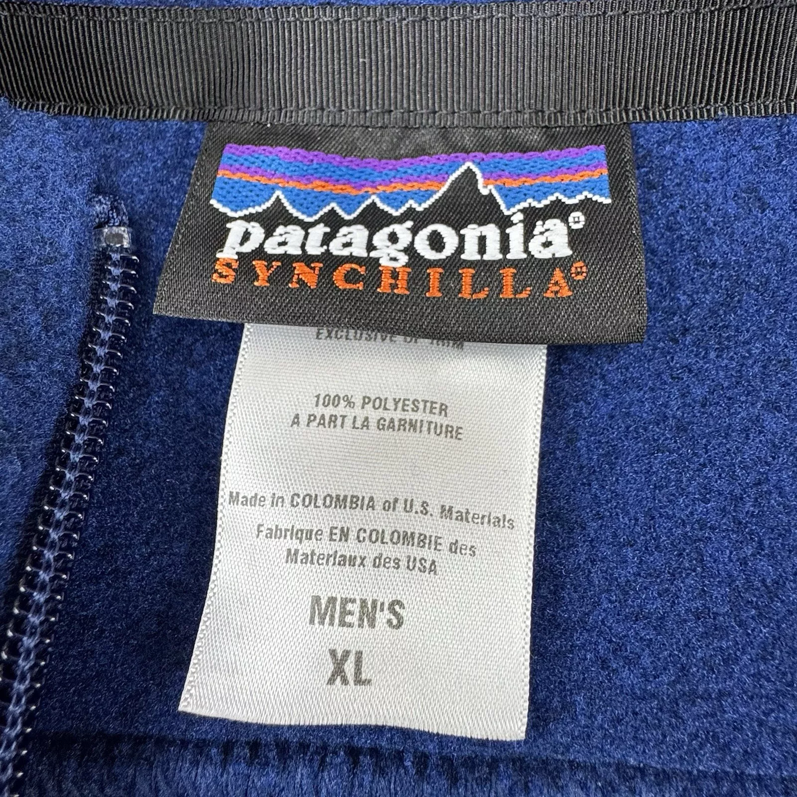 patagonia simple synchilla® full zip corporate logo jacket