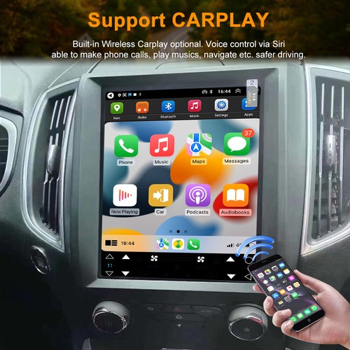 10.4"Car Media Player for Ford EDGE 2015 GPS Carplay DSP FM/AM Radio SW Control - Picture 6 of 18