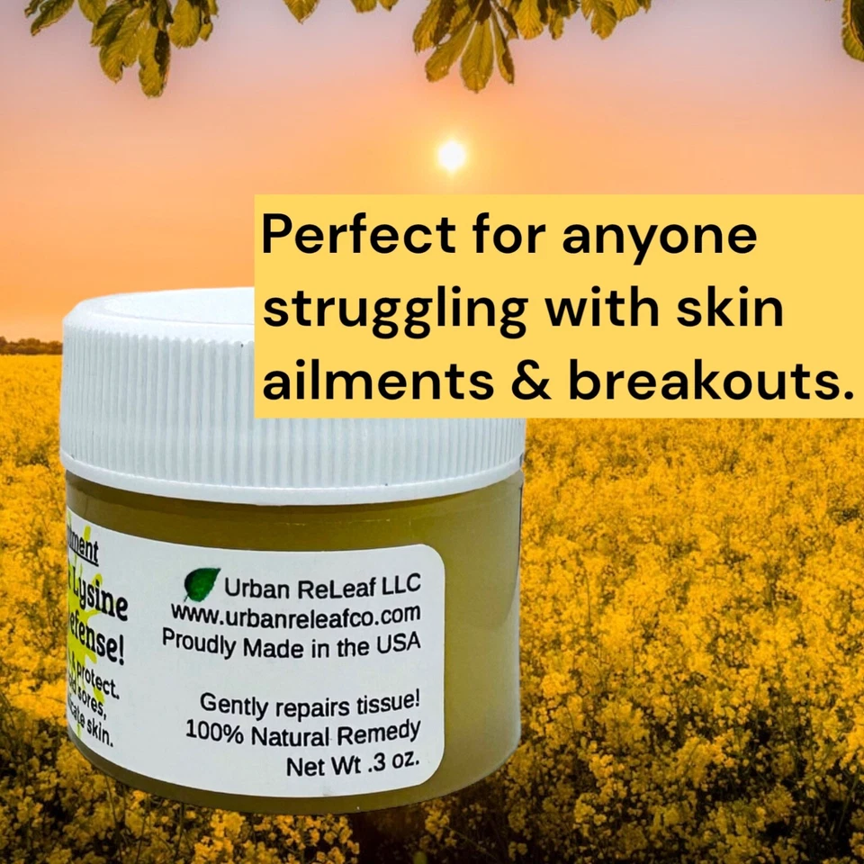 Bálsamo de limón Urban ReLeaf cuidado calmante, 1/4 oz. Herpes labial culebrilla viruela Foto 4 de 4