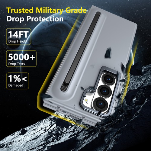 For Samsung Galaxy Z Fold6 5 4 3 Shockproof Case + Stand + Screen Cover + Stylus - 第 25/40 張圖片