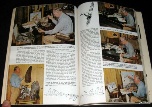 RICHARD E BISHOP 1949 PICTORIAL DUCK ARTIST CALENDAR PRODUCTION & ILLUSTRATOR - Picture 1 of 2