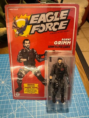 Eagle Force Agent Grimm (John Wick homage) 1:18 Fresh Monkey Fiction BBTS MIB