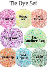 Premium Polyester Glitter Set - Tie Dye Set