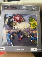 Marvel WandaVision 6 Metal Enamel Pin Set #4,022/18,500 Limited Edition Sealed
