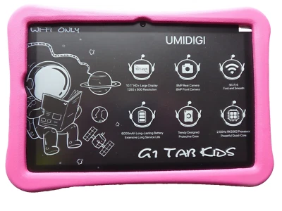 Kids Kinder Tablet Android 13 , 10 Zoll G1 RAM 4GB + ROM 64GB Pink UMIDIGI