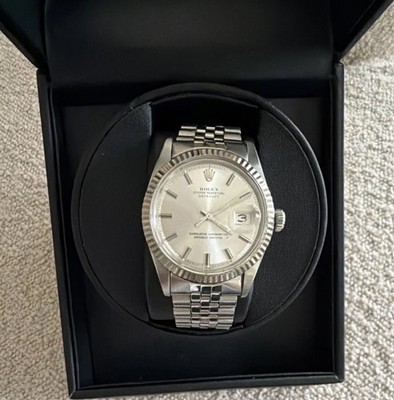 Rolex Datejust Silver Dial Fluted Bezel Automatic Datejust Jubilee Bracelet