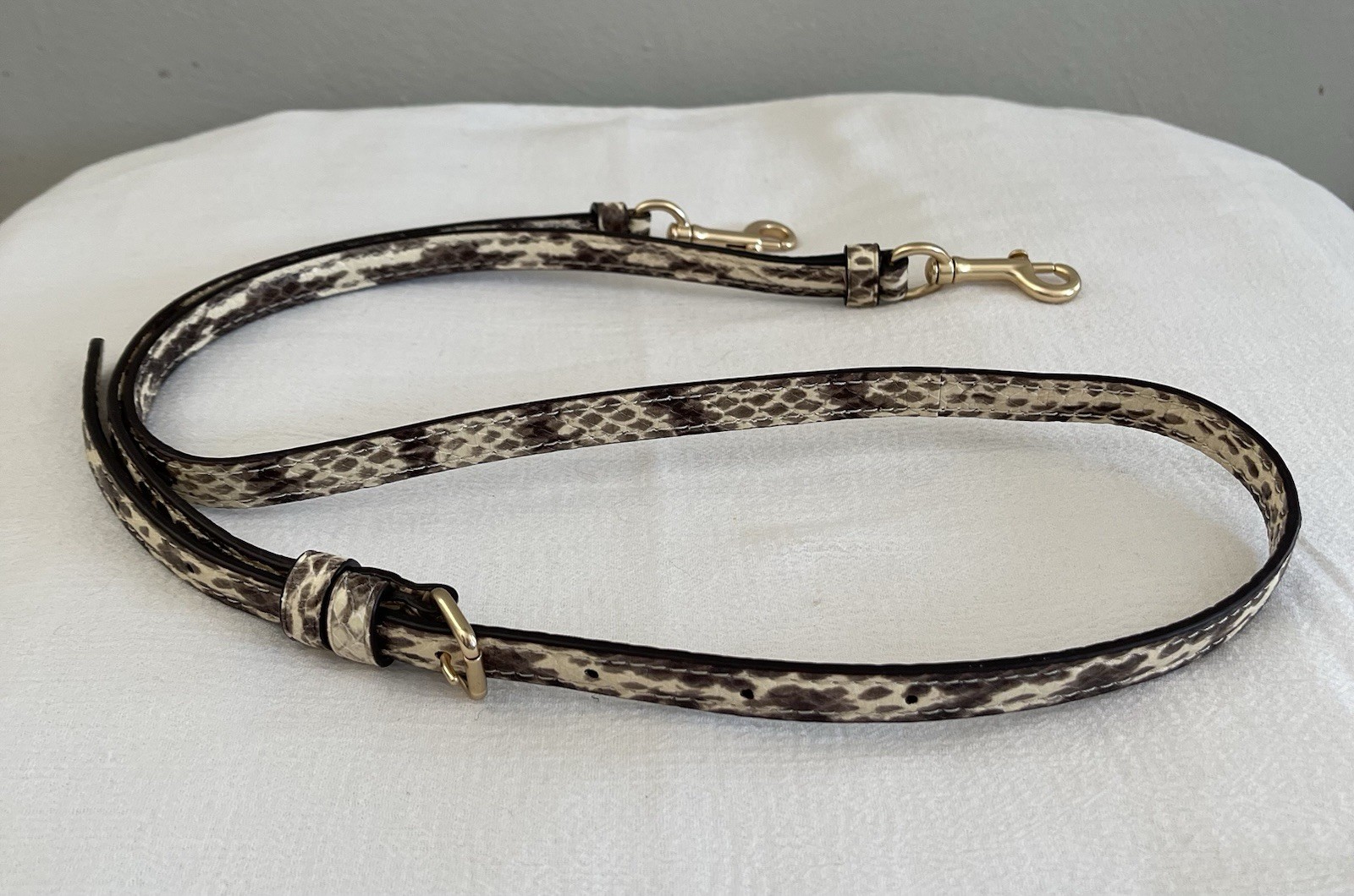 Coach Emma Python Embossed Crossbody Shoulder Bag… - image 4