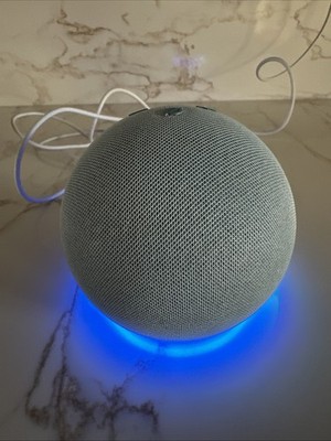 Amazon Echo Dot 4th Gen B7W64E Blue Bluetooth Smart Speaker With Alexa Used