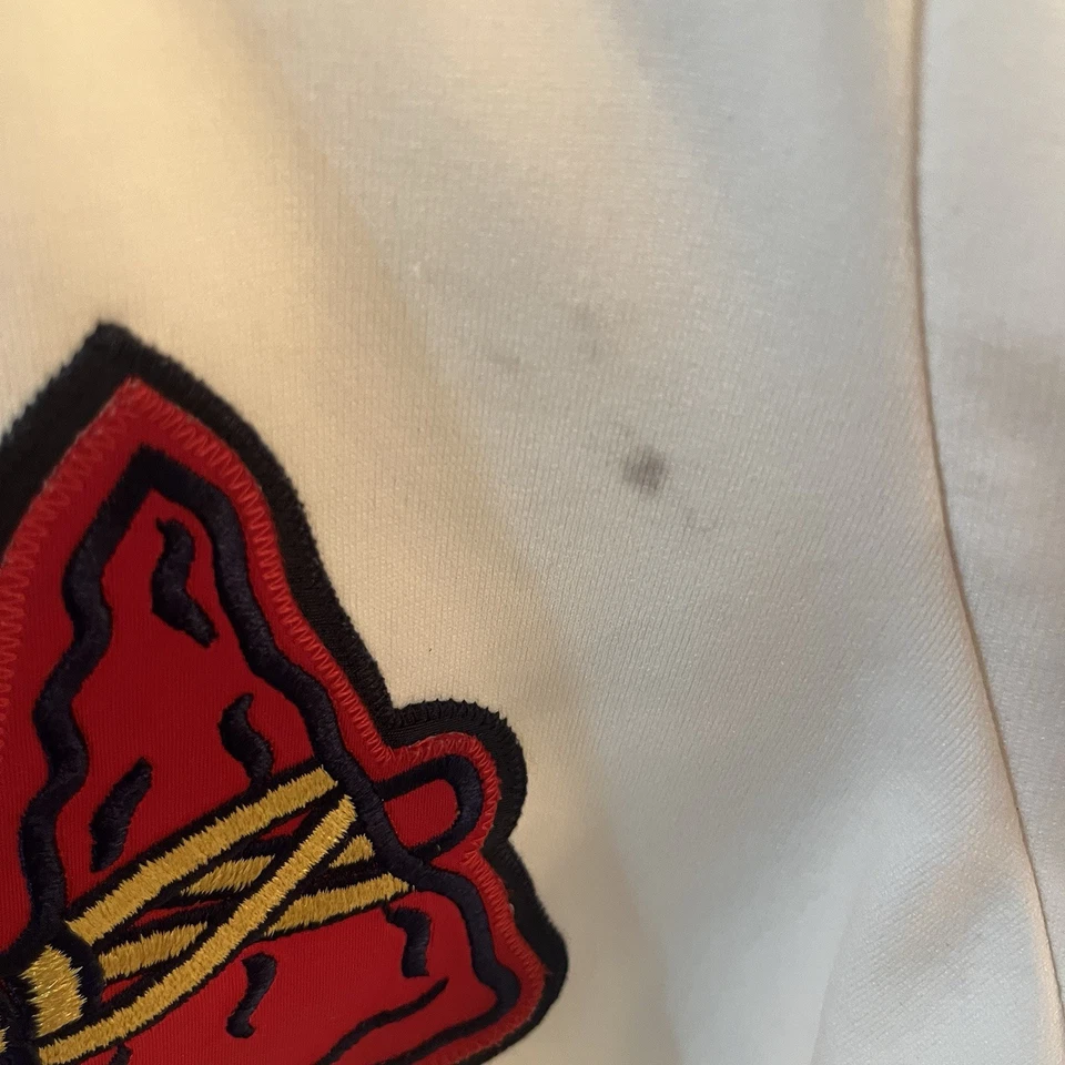 Wilson Atlanta Braves Jersey # 29 John Smoltz Autograph Auto Men Size 48 Game - Image 4 of 4