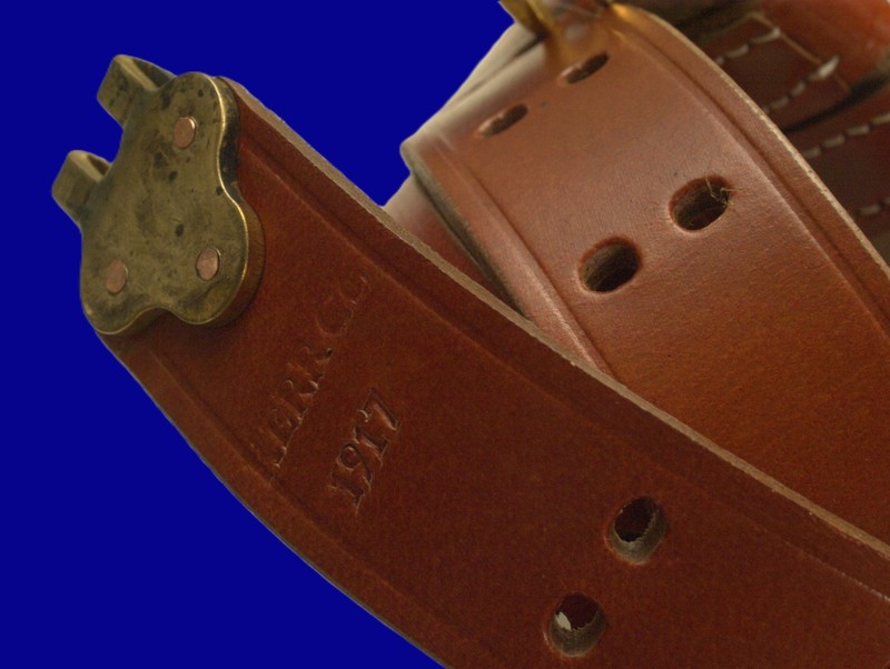 M1, M1903 rifle   KERR CO.  1917  SLING HEAVY DUTY CC/G.I. HOOKS AUTHENTIC STYLE