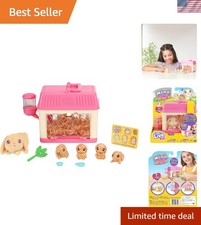 Lil Baby Bunny Playset Pack   Interactive Fold-Out Surprise Fun for Kids 5 