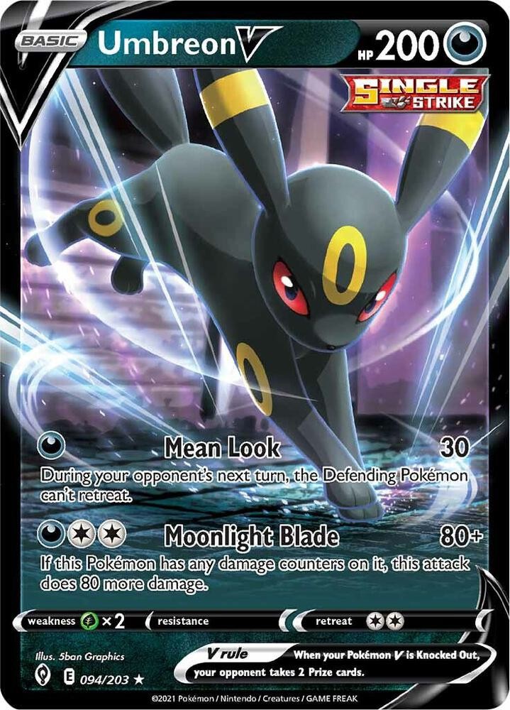 Umbreon V Ultra Rare SWSH07: Evolving Skies 094/203 NM
