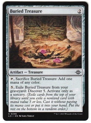 Buried Treasure 246 The Lost Caverns of Ixalan NM MTG