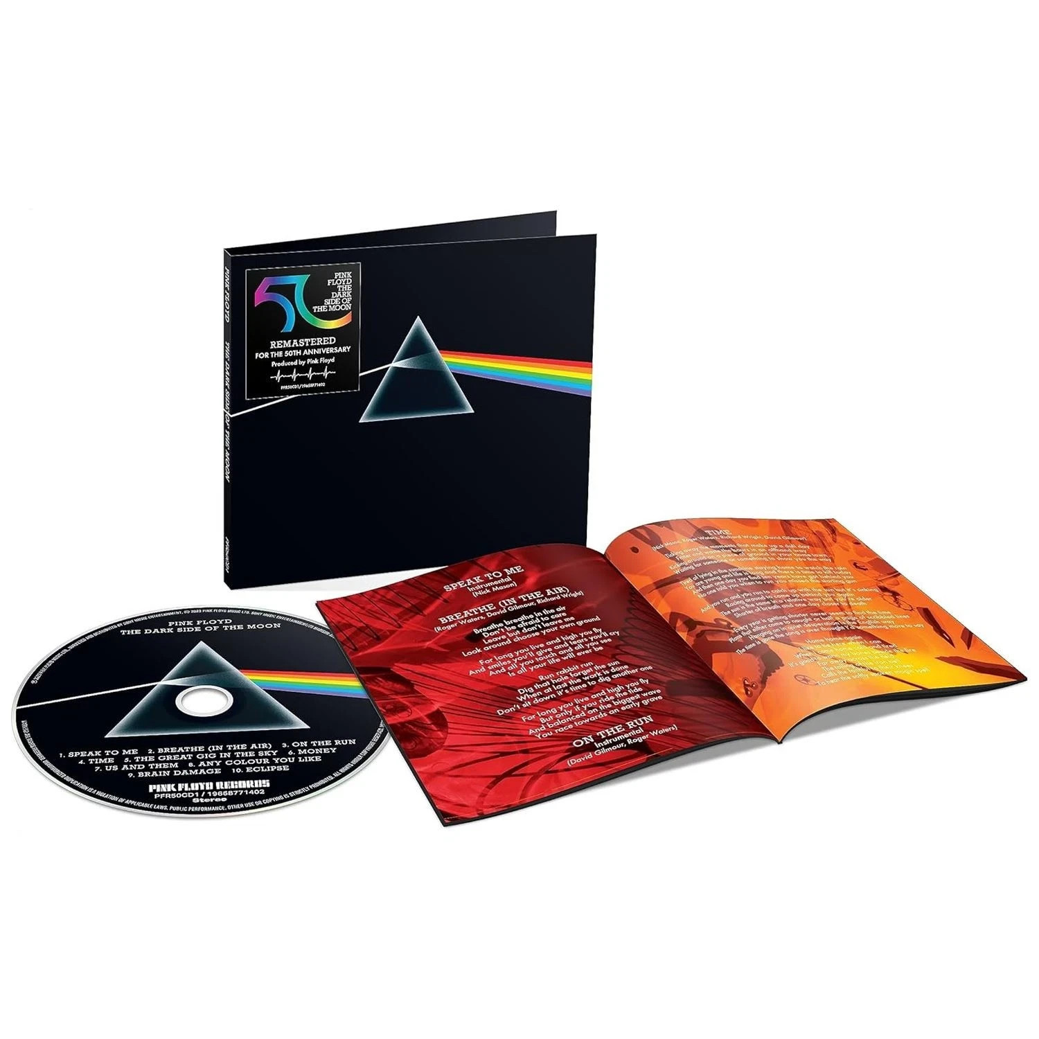 Pink Floyd Dark Side of the Moon (50th Anniversary Edition) Rock Album - NEW